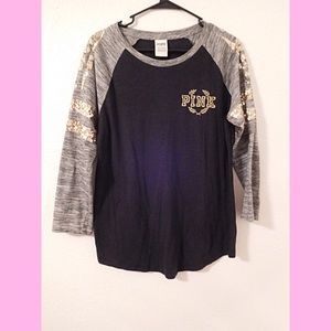 Pink Brand Women’s Baseball T-Shirt